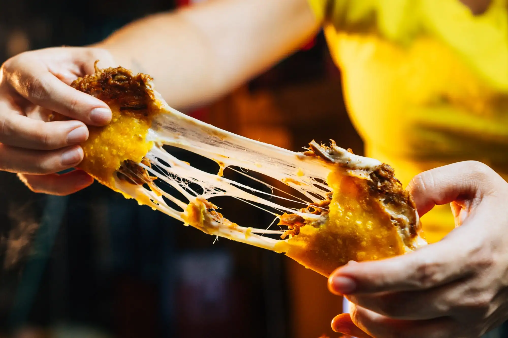 Tacos recién hechos de 3 Cuates